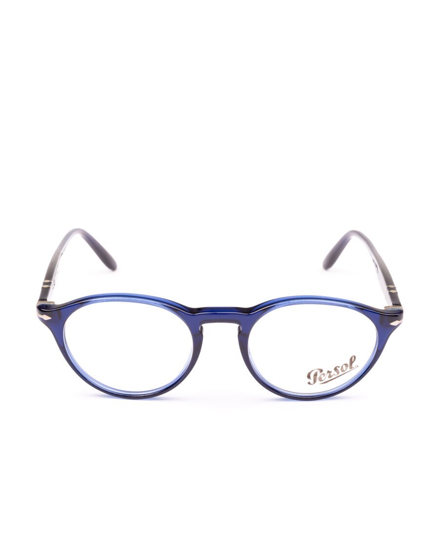 Persol Round Frame Glasses In White