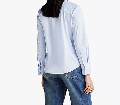Tommy Hilfiger Long-sleeved Shirt In Blue