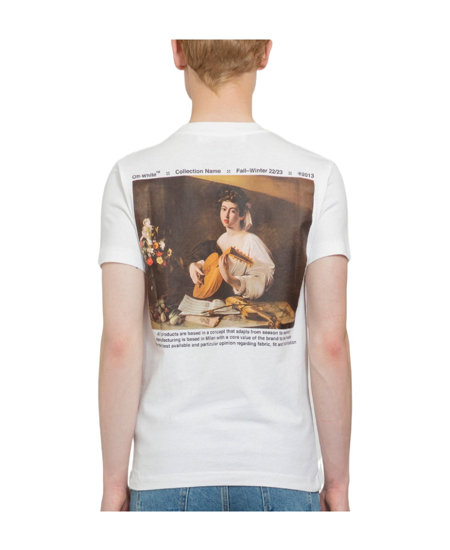 Off-white Caravaggio-print T-shirt In White