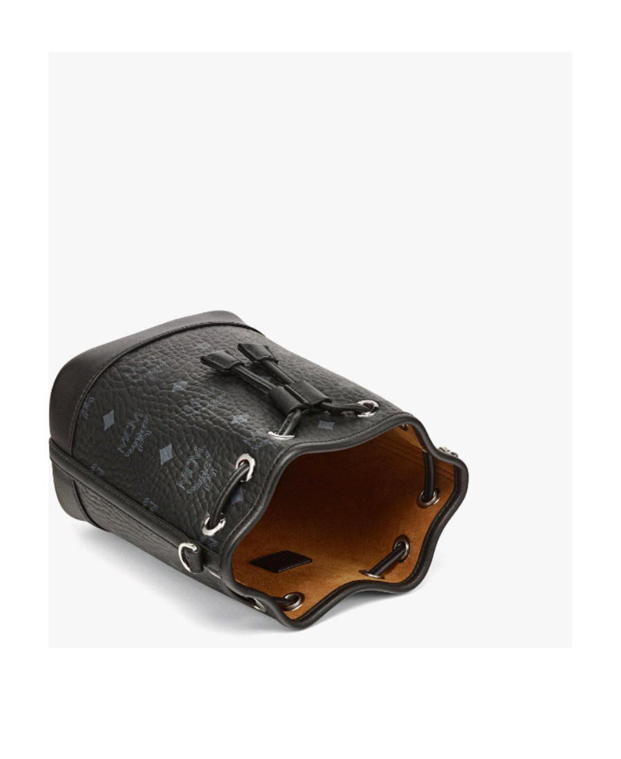 Mcm Dessau Mini Bucket Bag In Black