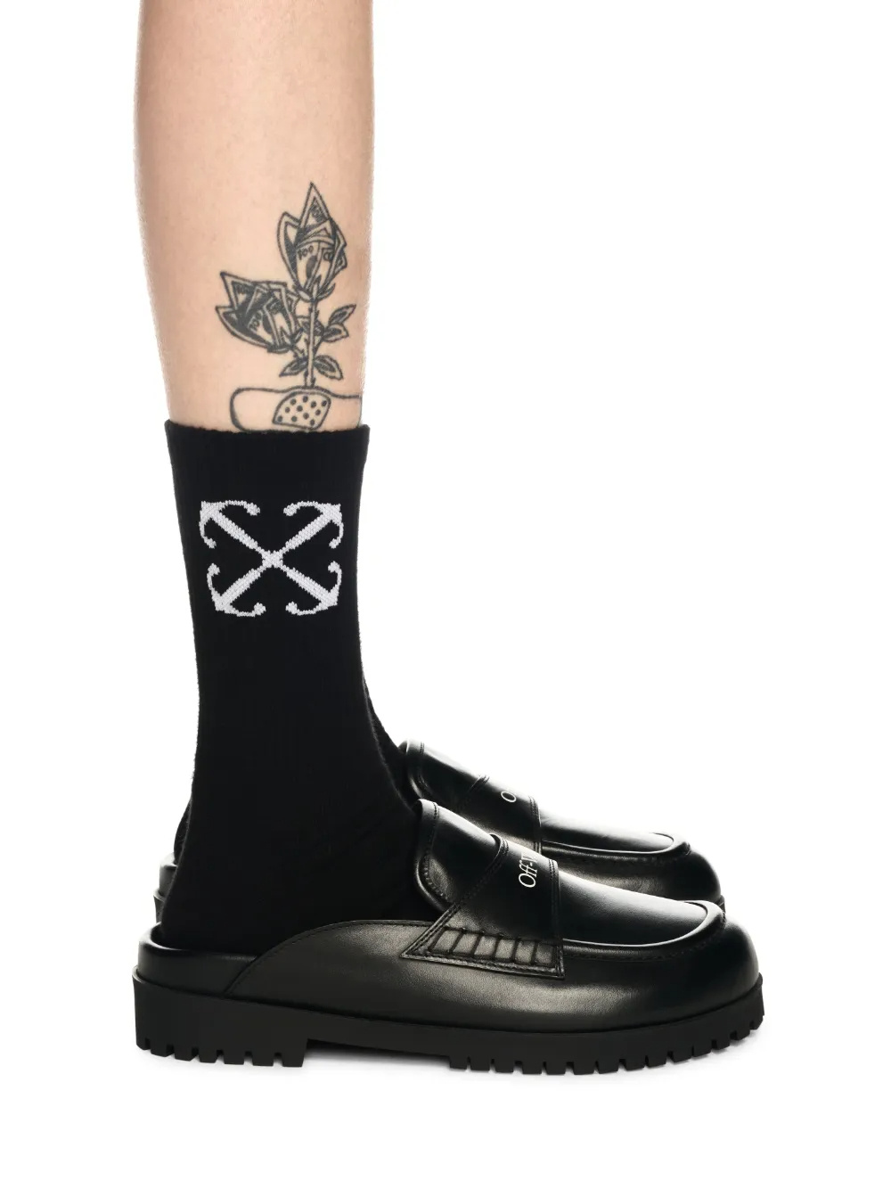 Off-white Chicago Slippers In Black