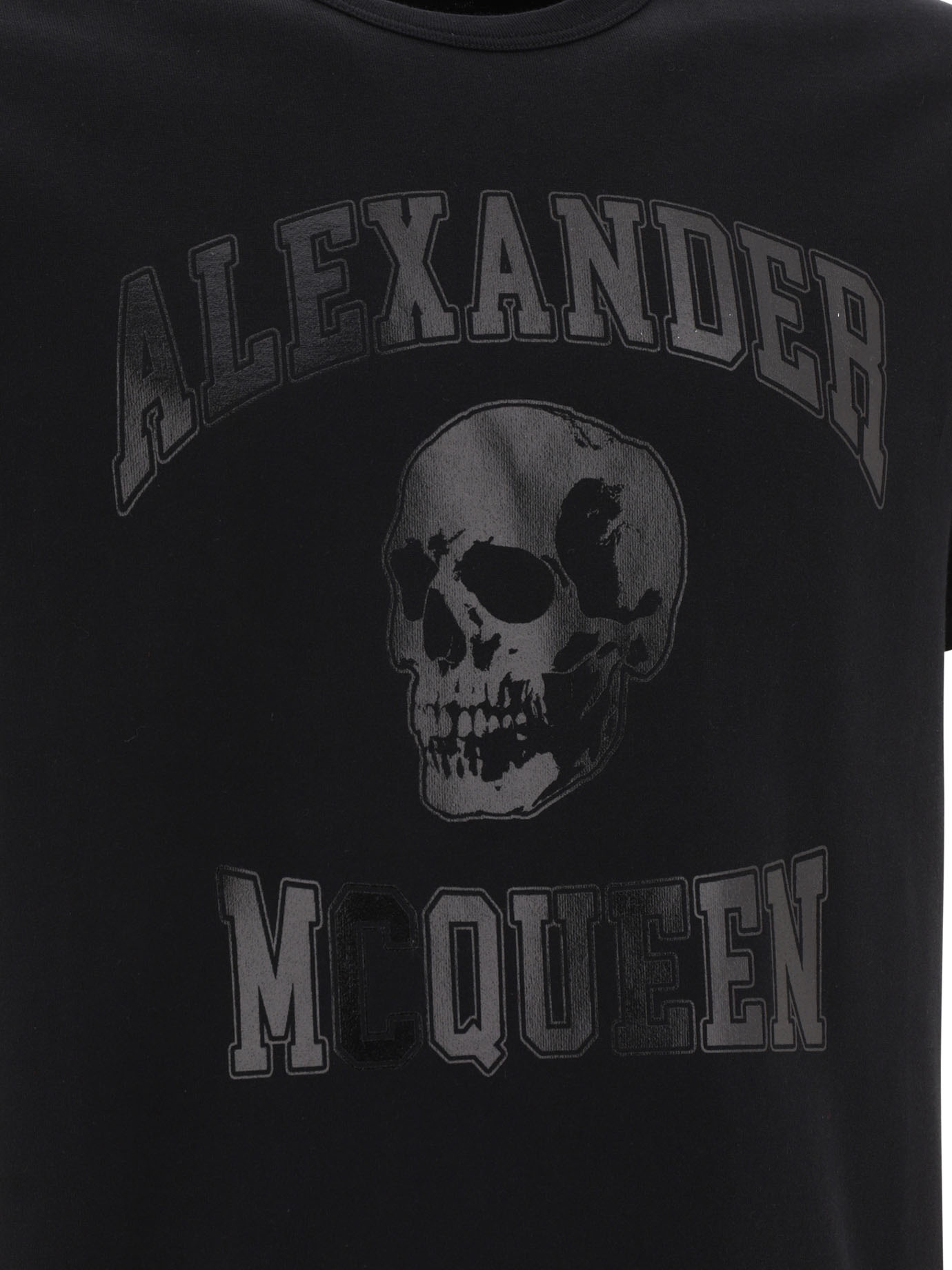 Alexander Mcqueen Alexander Mc Queen "skull" T Shirt In Black