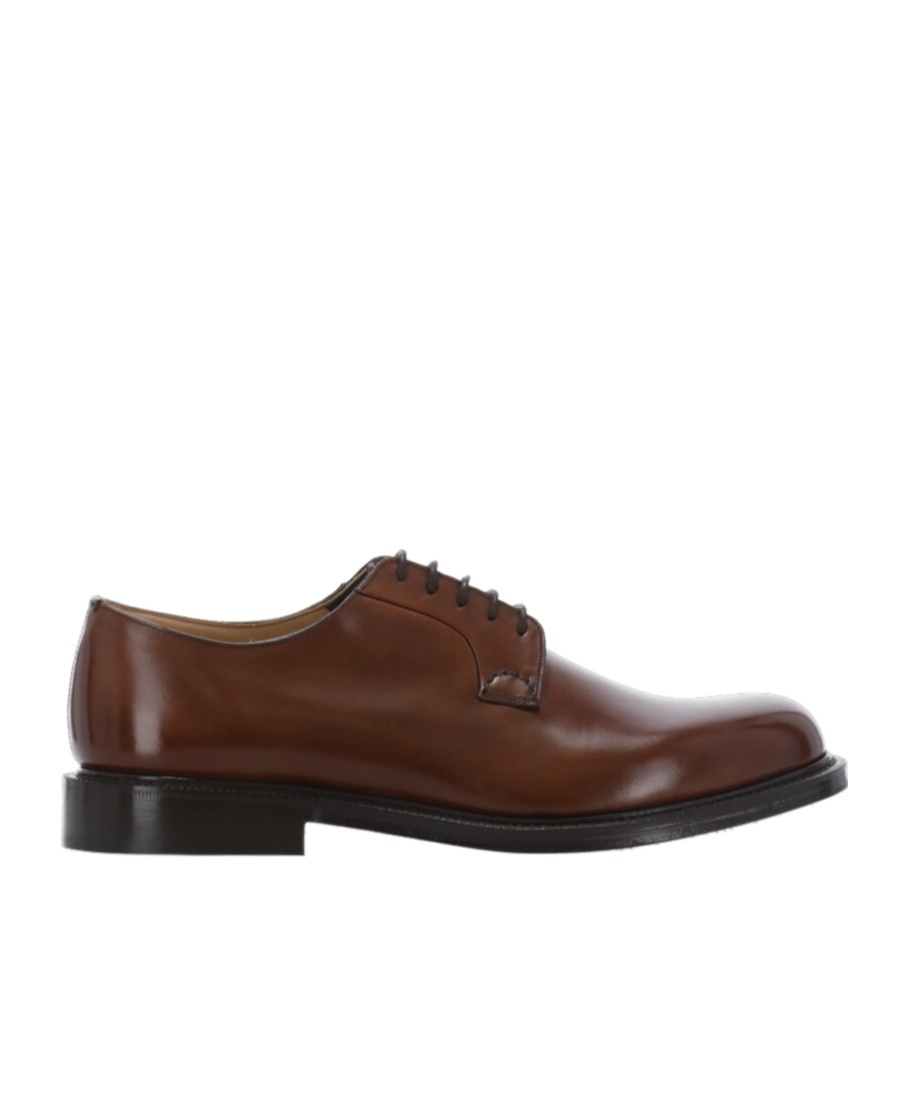 Church's Whole Cut Brown Derby With Artisanal Hand-stitching