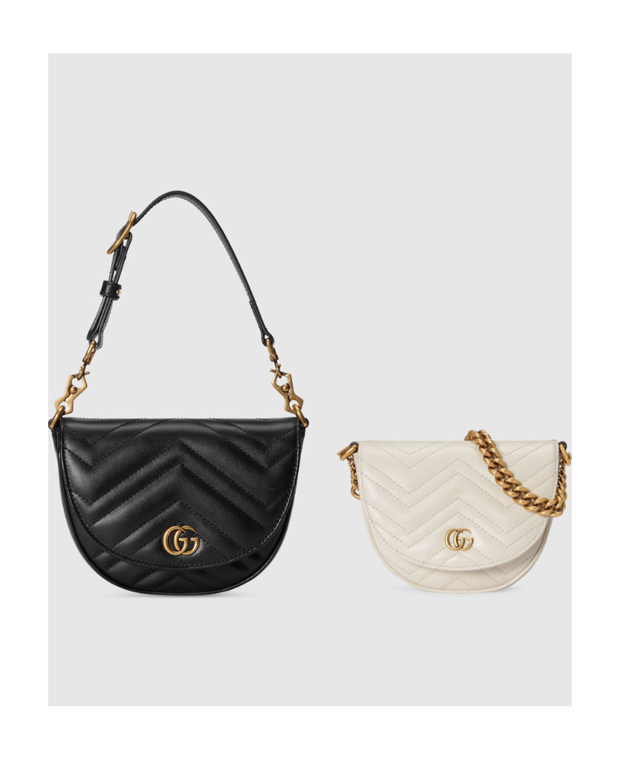 Shop Gucci Double G Quilted Belt Bag In Black