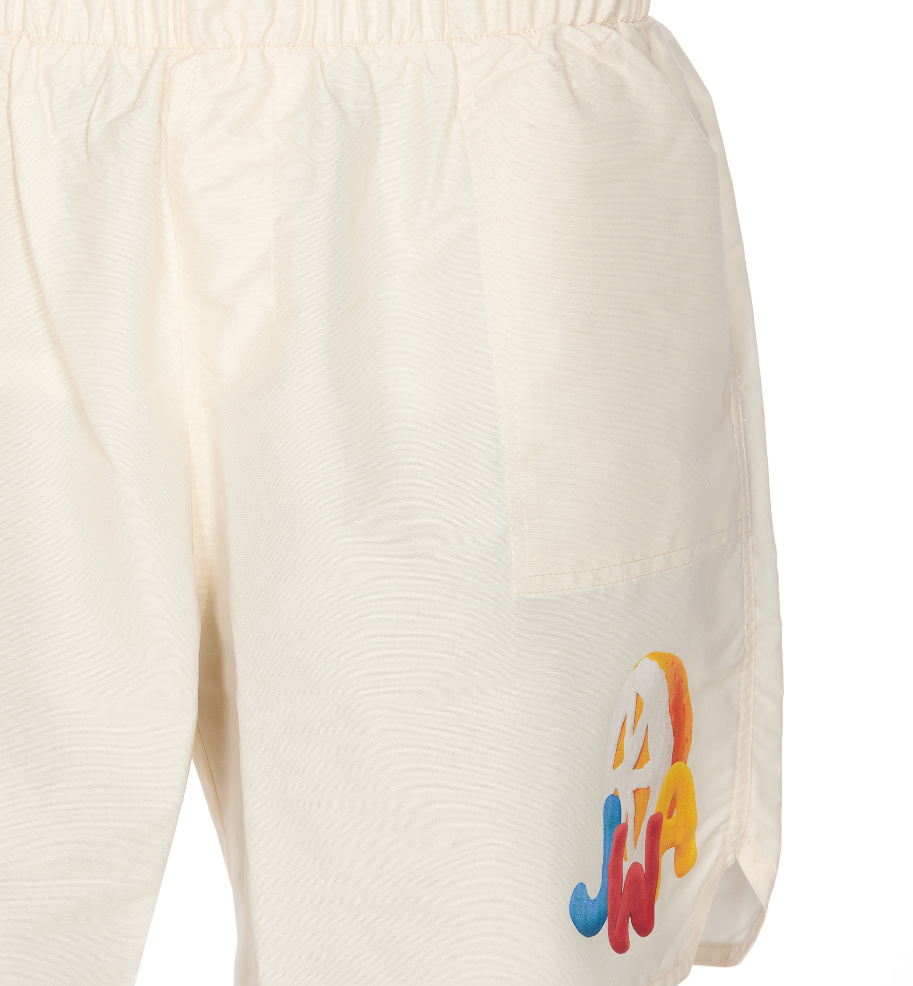 Jw Anderson Logo-print Swim Shorts In White