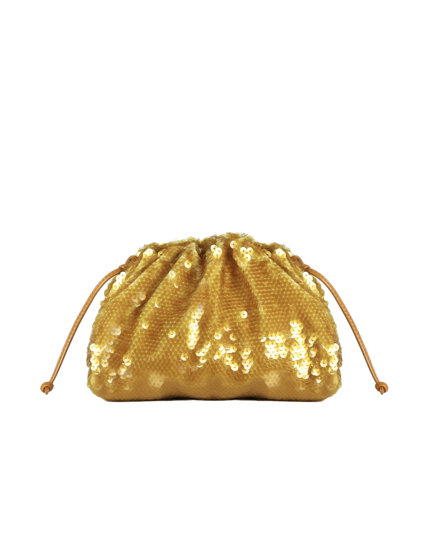 Bottega Veneta Mini Pouch Shoulder Bag In Brown