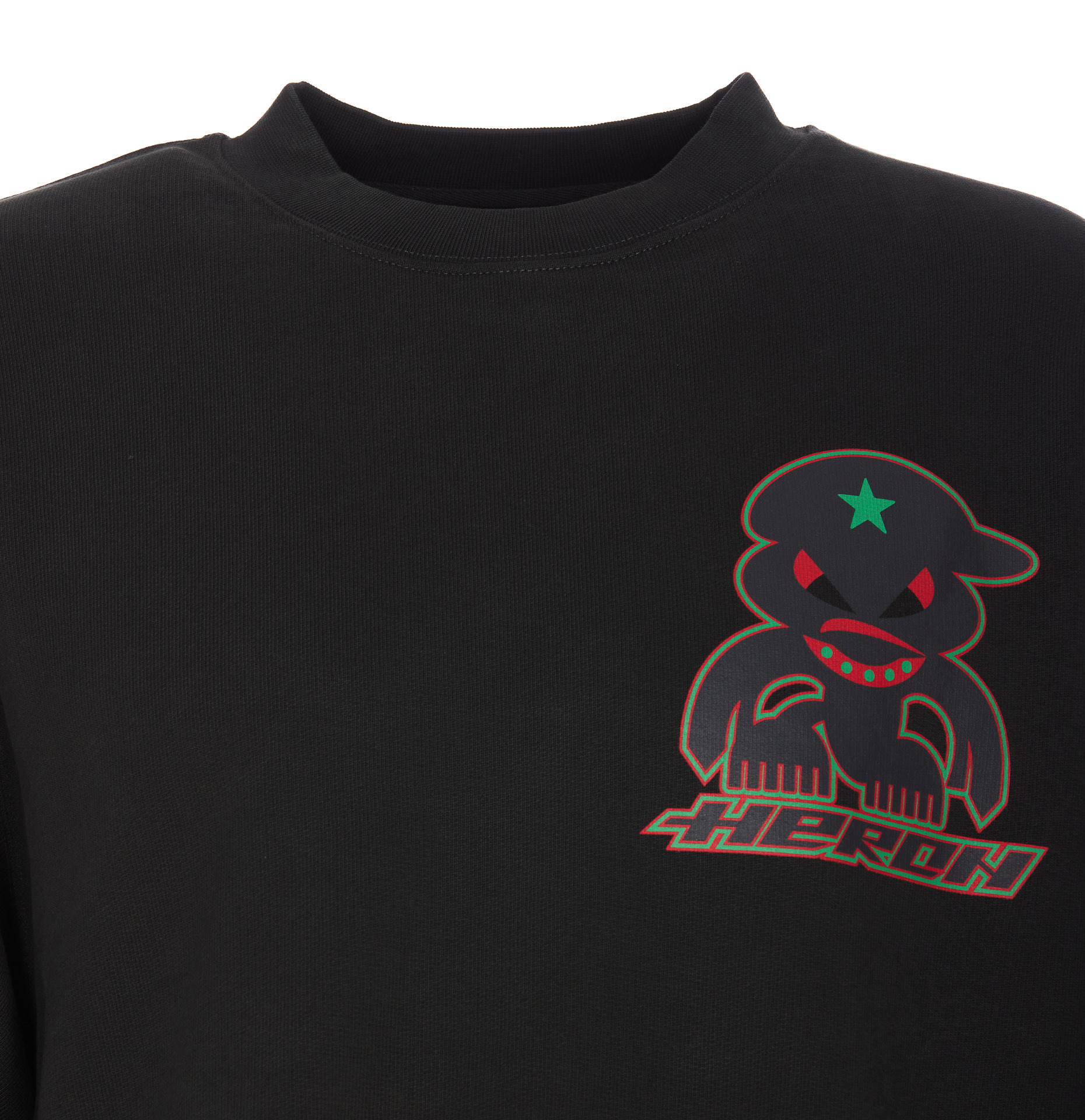 Heron Preston Monster Graphic-print Sweatshirt In Black