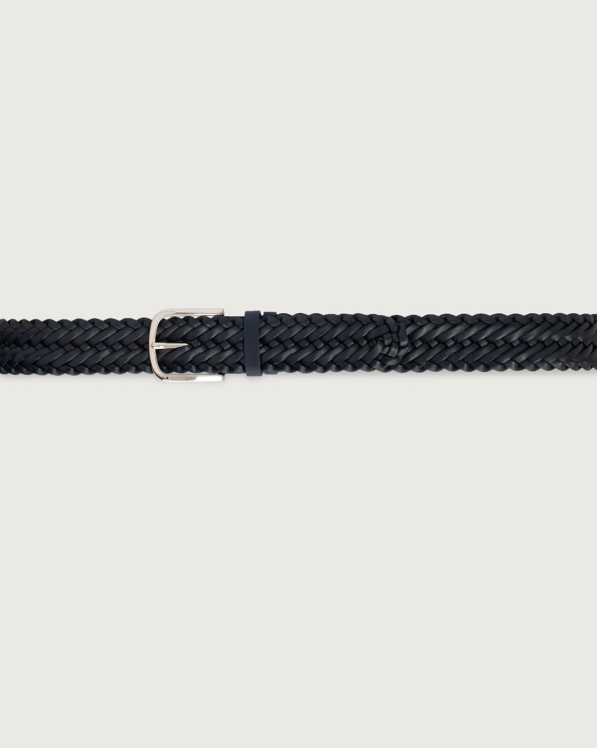 Orciani Braided Belt In Blue