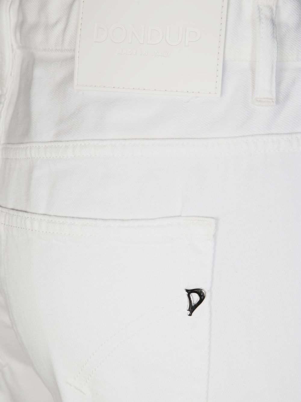Dondup Jacklyn Trousers With Pockets And Loops In White