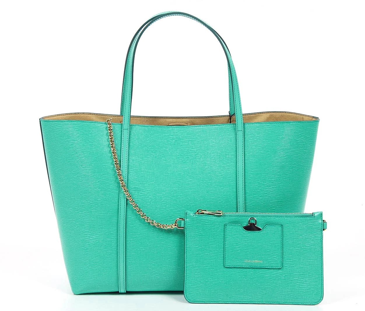 Dolce & Gabbana Logo Details Handbag In Green