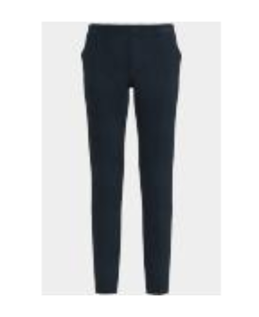 Burberry Straight-leg Cotton Tailored Trousers In Black