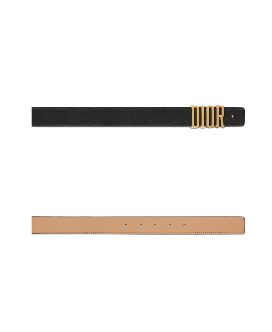 Dior D-fence Double-sided Belt In Black