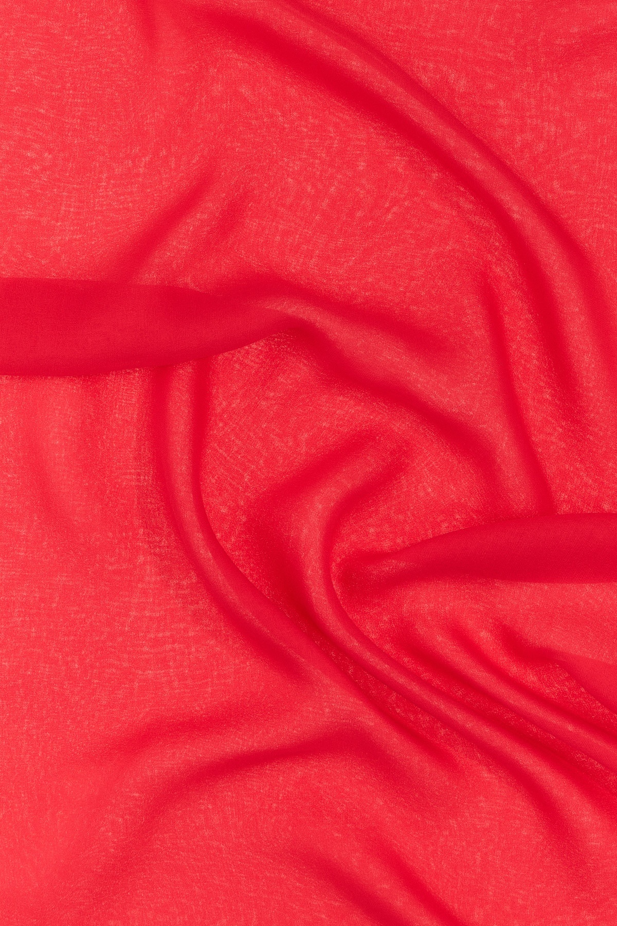 Alberta Ferretti Lightweight Silk Stole Soft Texture In Red