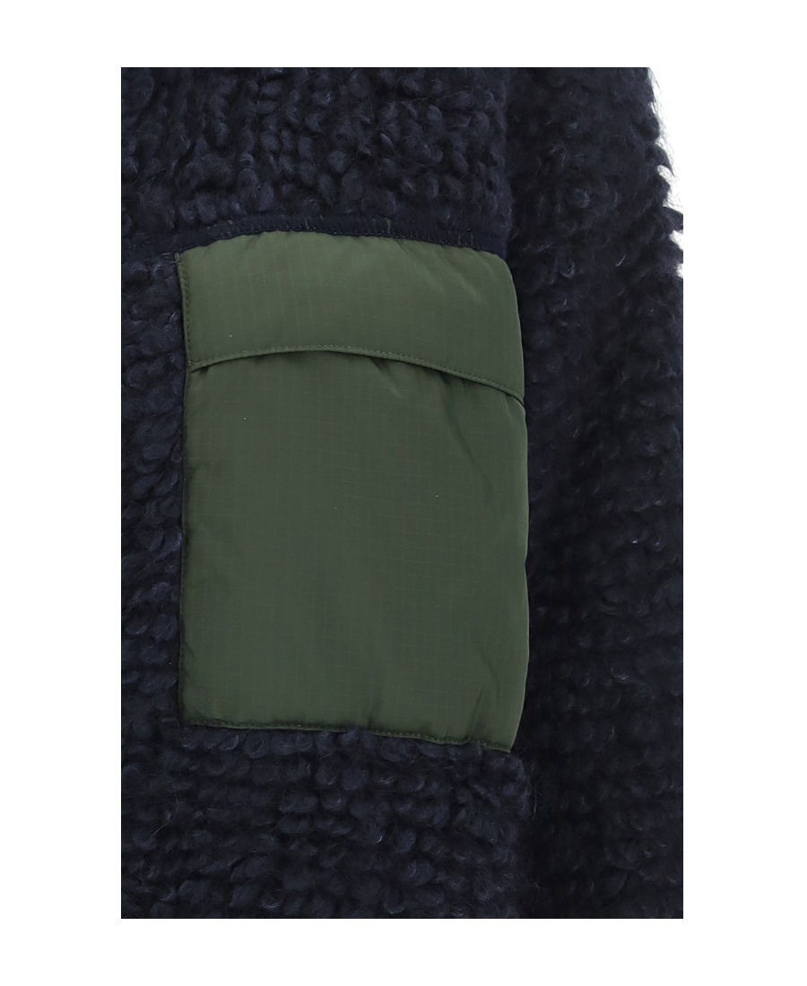 MARNI BOUCL�-KNIT ZIP-UP CARDIGAN 