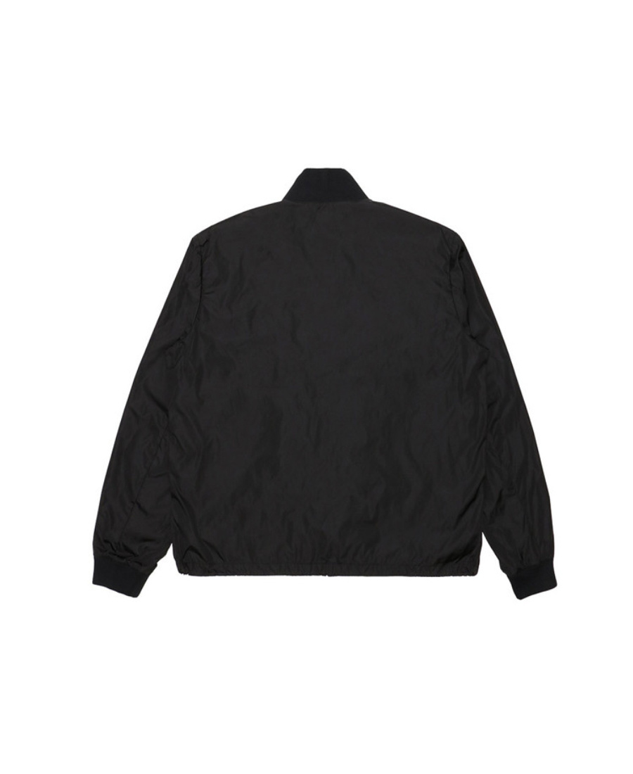 Gucci Logo Baseball Jacket In Black