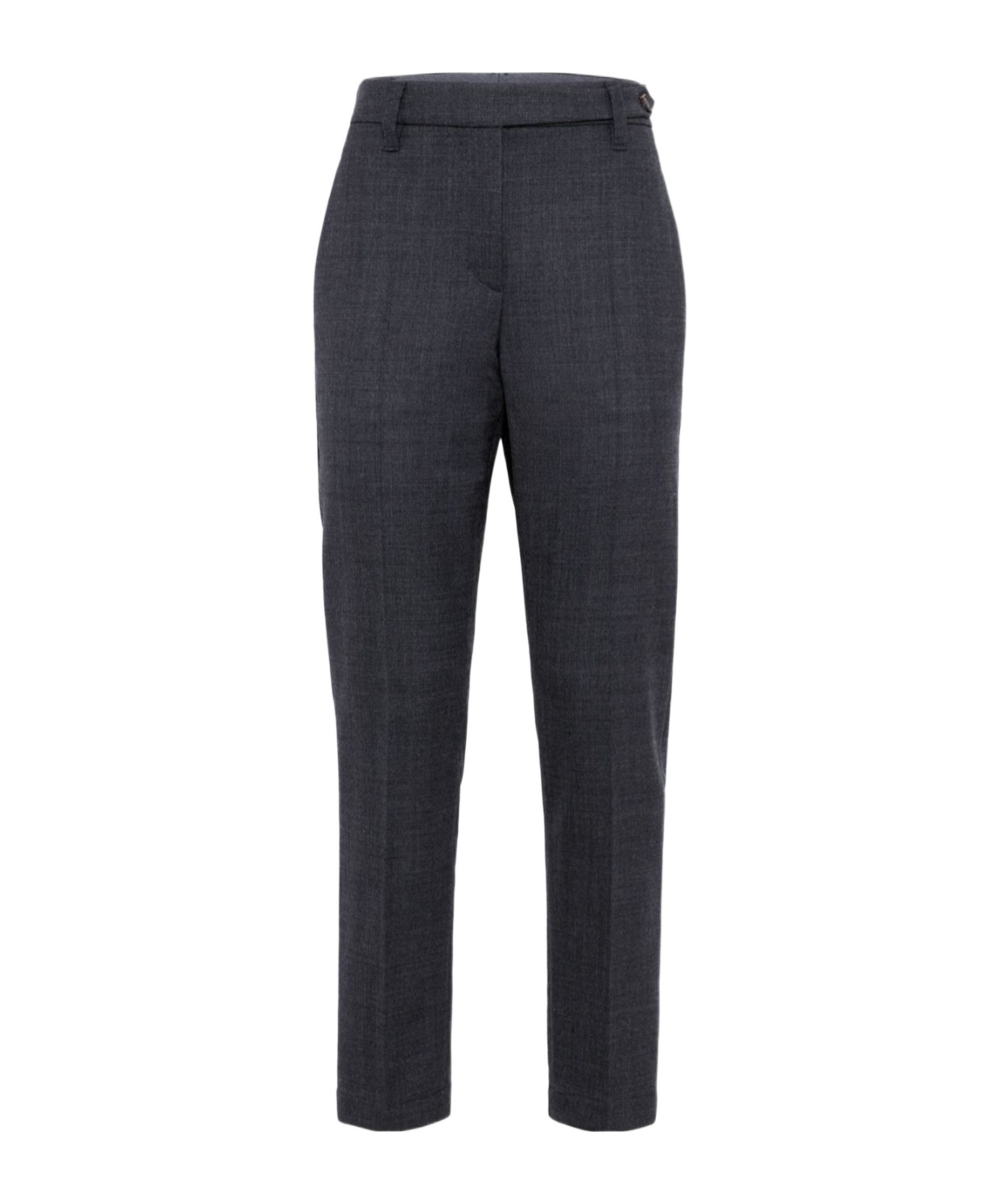 Brunello Cucinelli Cropped Trousers In Black