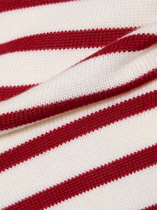 Max Mara Dorotea Striped Virgin Wool Sweater