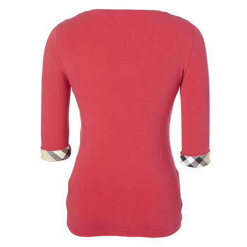Burberry Medium-sleeved T-shirt In Red