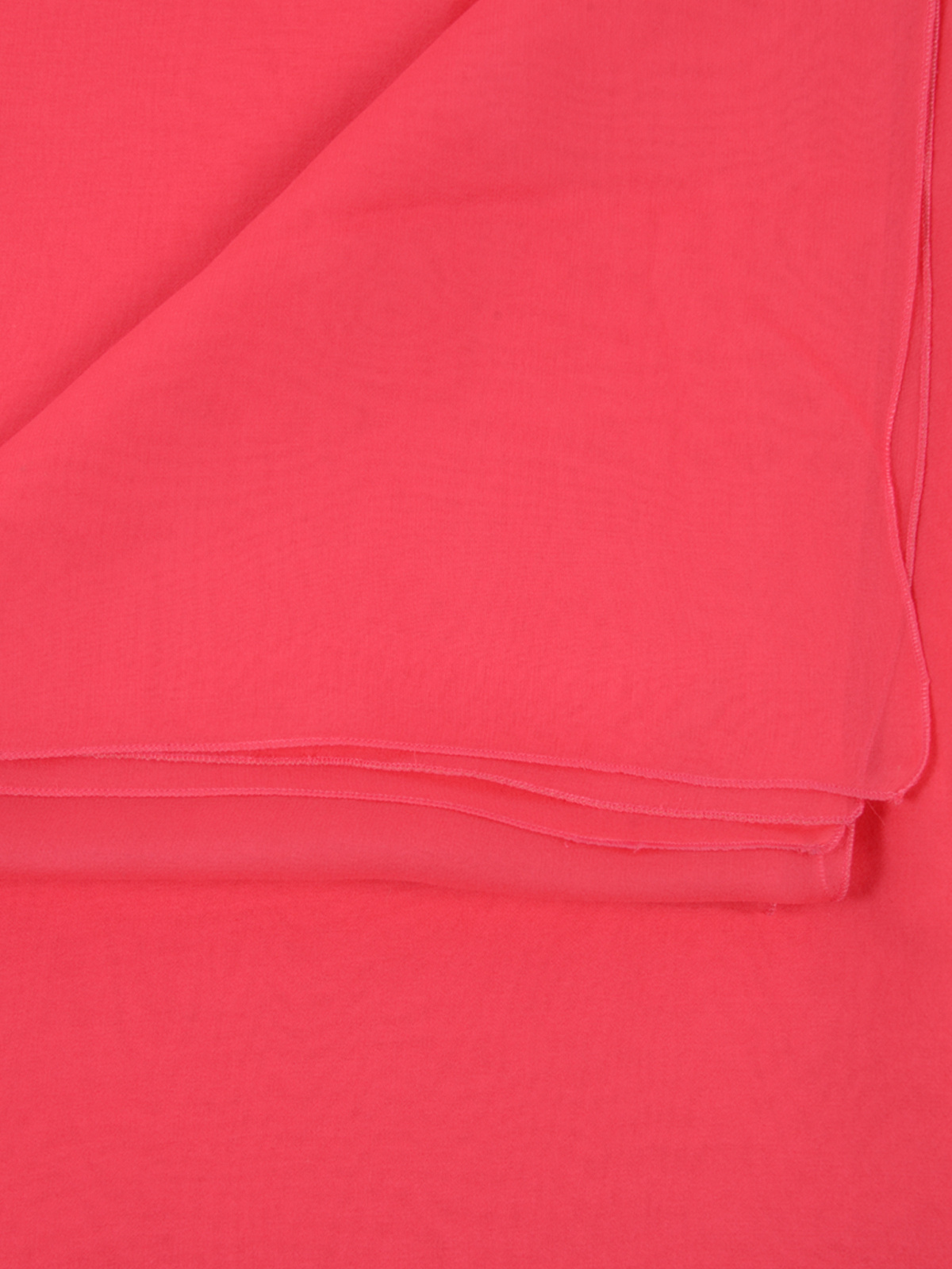 Alberta Ferretti Solid Color Silk Scarf In Pink
