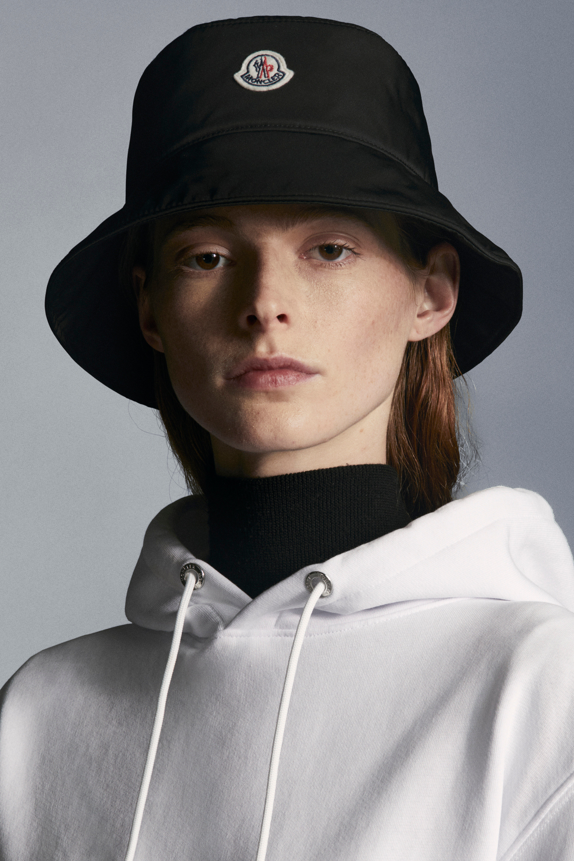 Moncler Slogan-print Hoodie In White