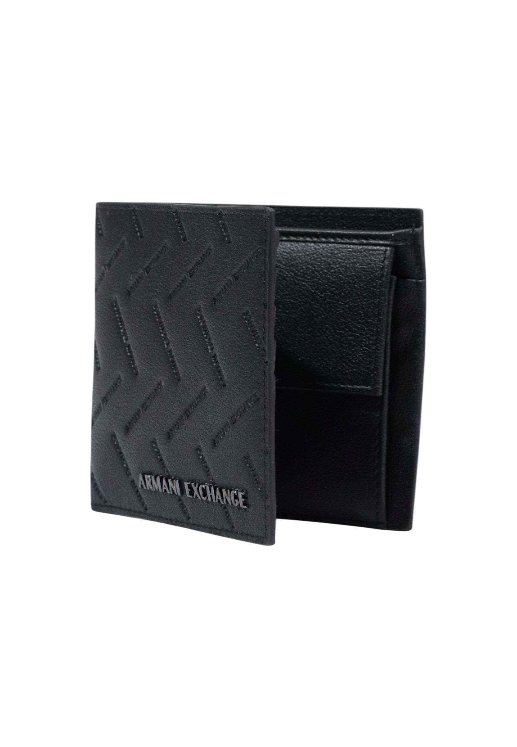 Armani Exchange Folding Wallet In Black