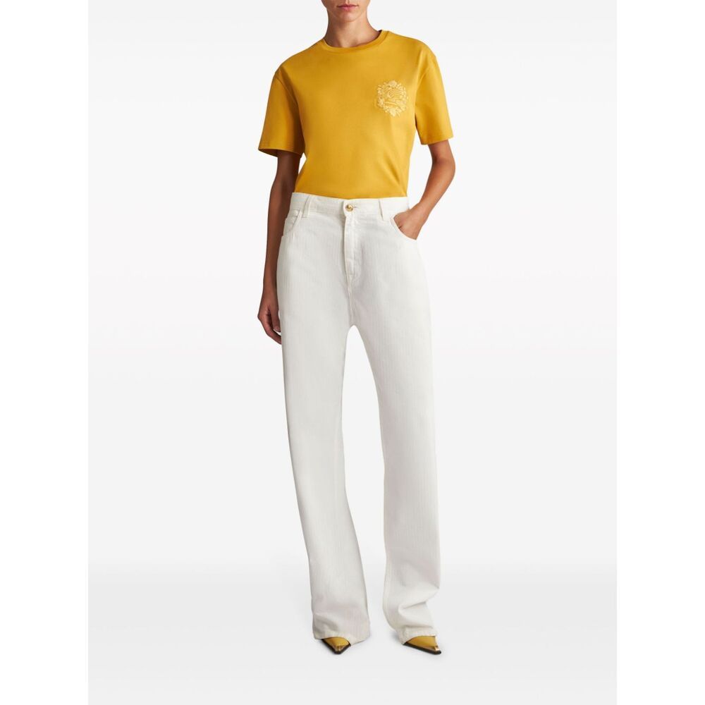 ETRO BELT RING DENIM TROUSERS