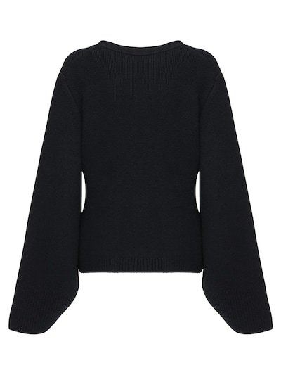 KHAITE CASHMERE KNITTED CARDIGAN