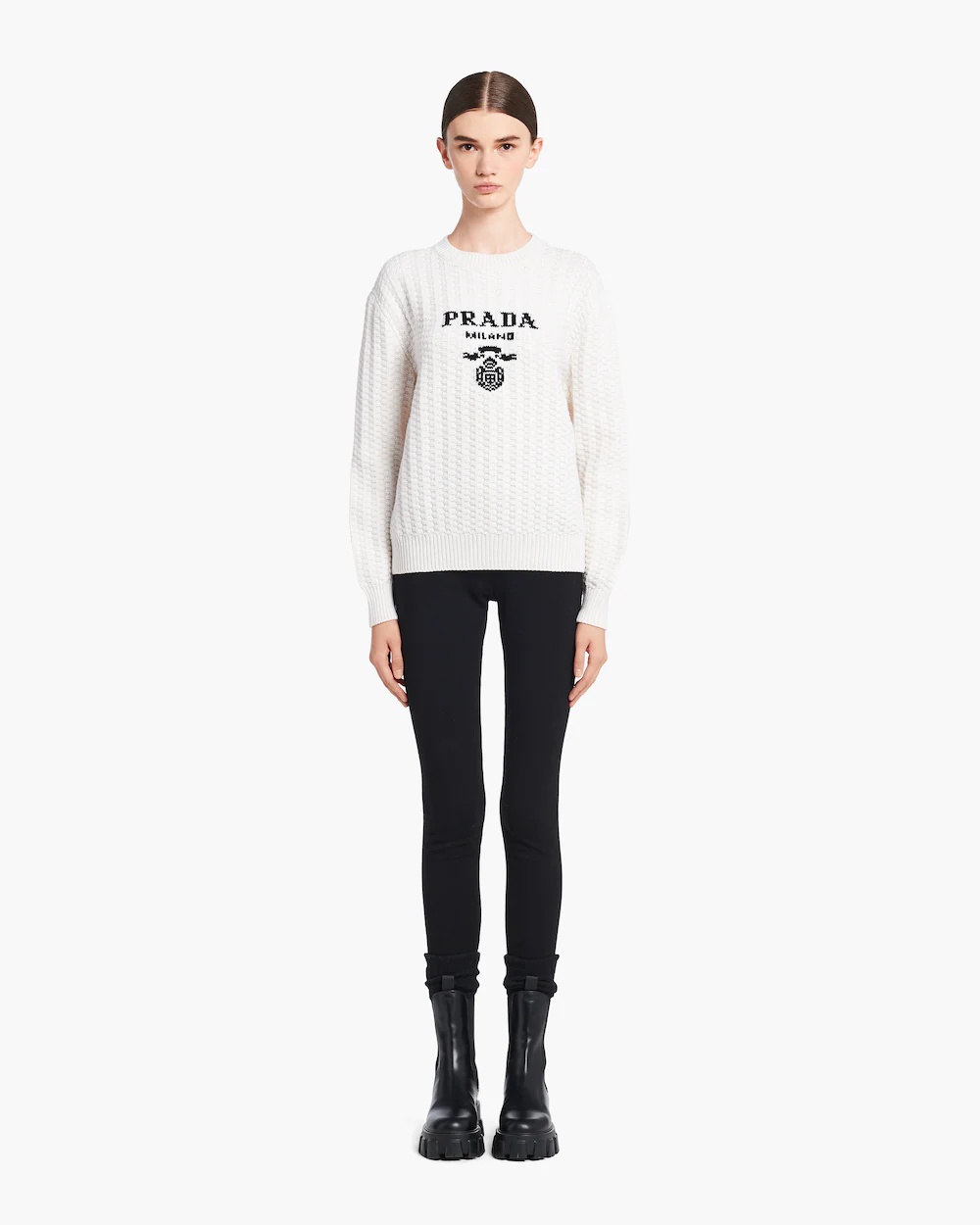 PRADA CASHMERE CREW-NECK SWEATER