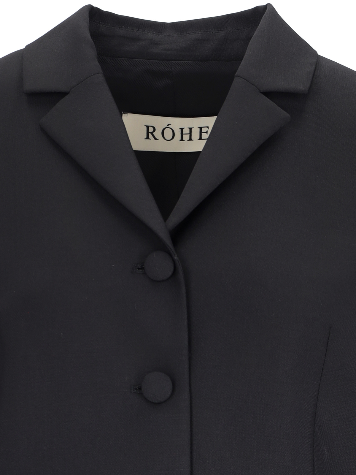 Rohe Róhe Róhe Single-breasted Blazer In Black In Black
