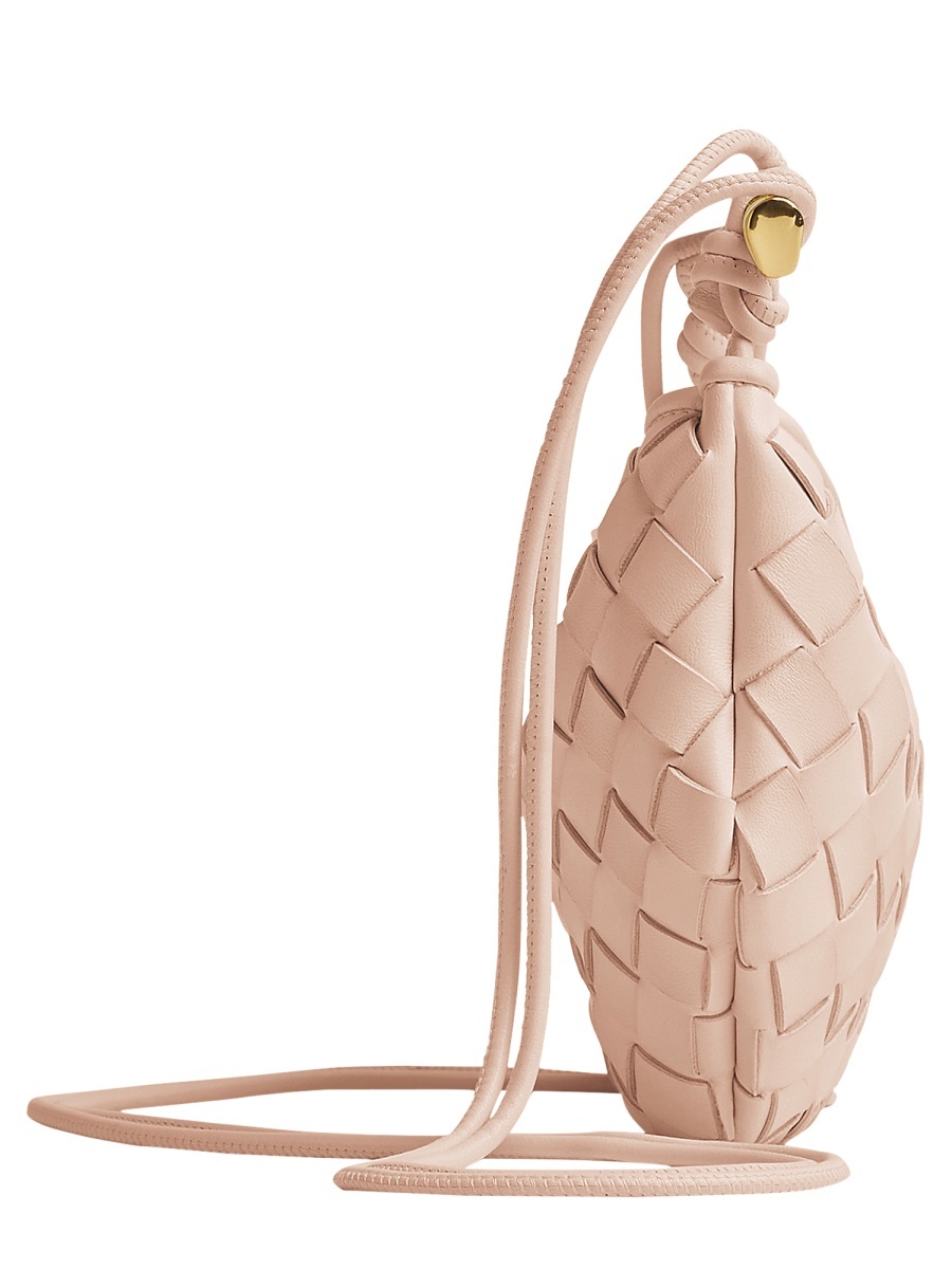 Bottega Veneta Mini Sardine Shoulder Bag In Pink