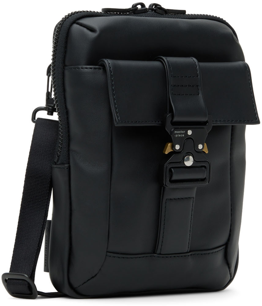 Master-piece Logo Shoulder Bag In Black
