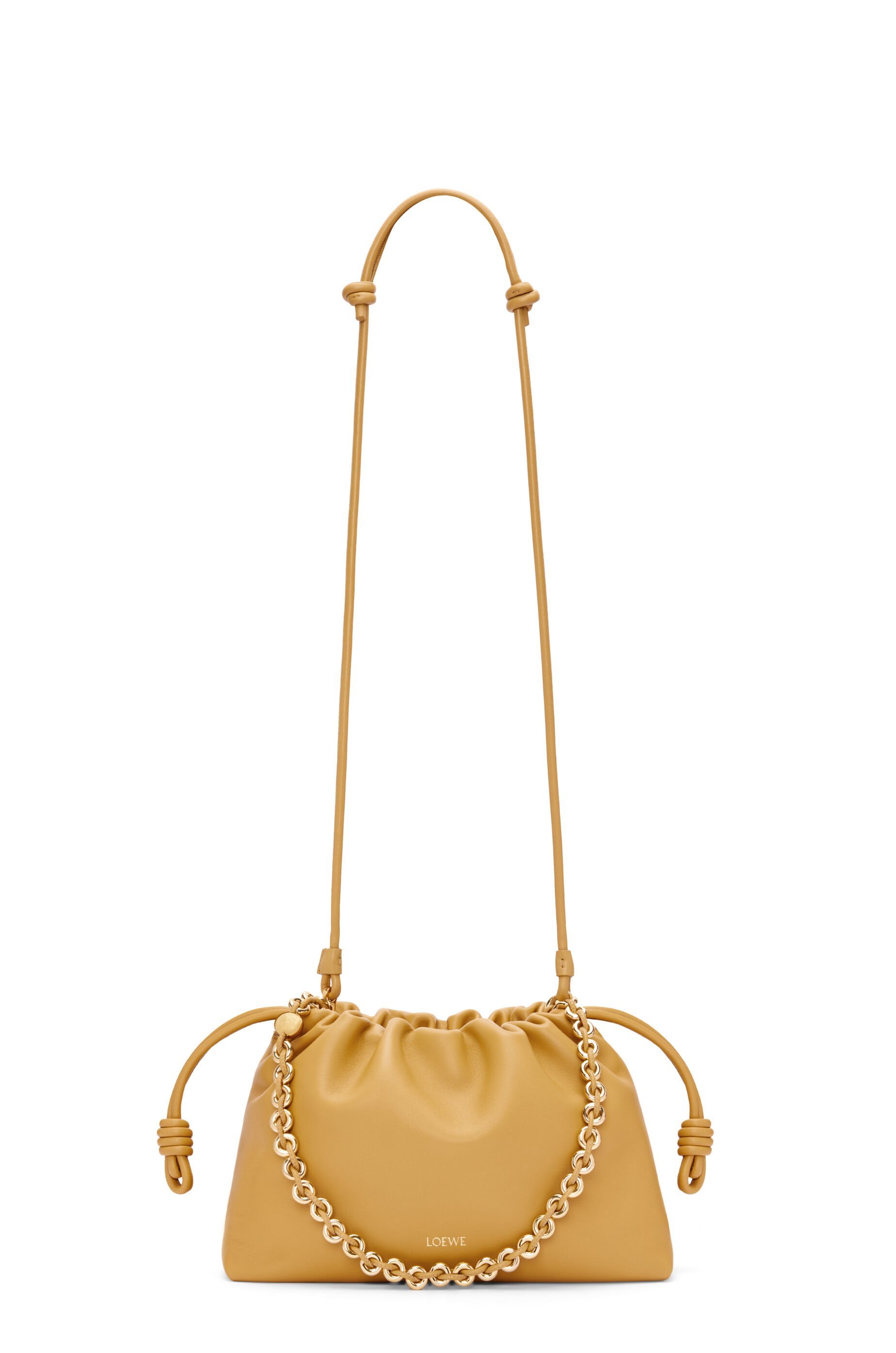 Loewe Flamenco Purse Bag In Mellow Nappa Lambskin In Brown