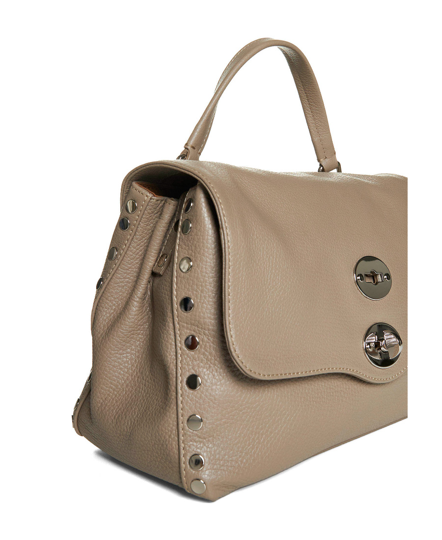 Zanellato Postina Daily Twist-lock Medium Tote Bag In Nude