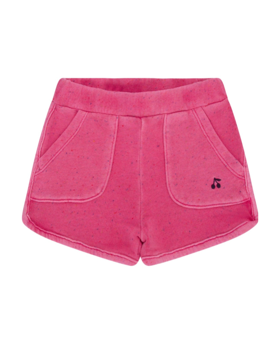 Bonpoint Arial Embroidered-logo Shorts In Pink