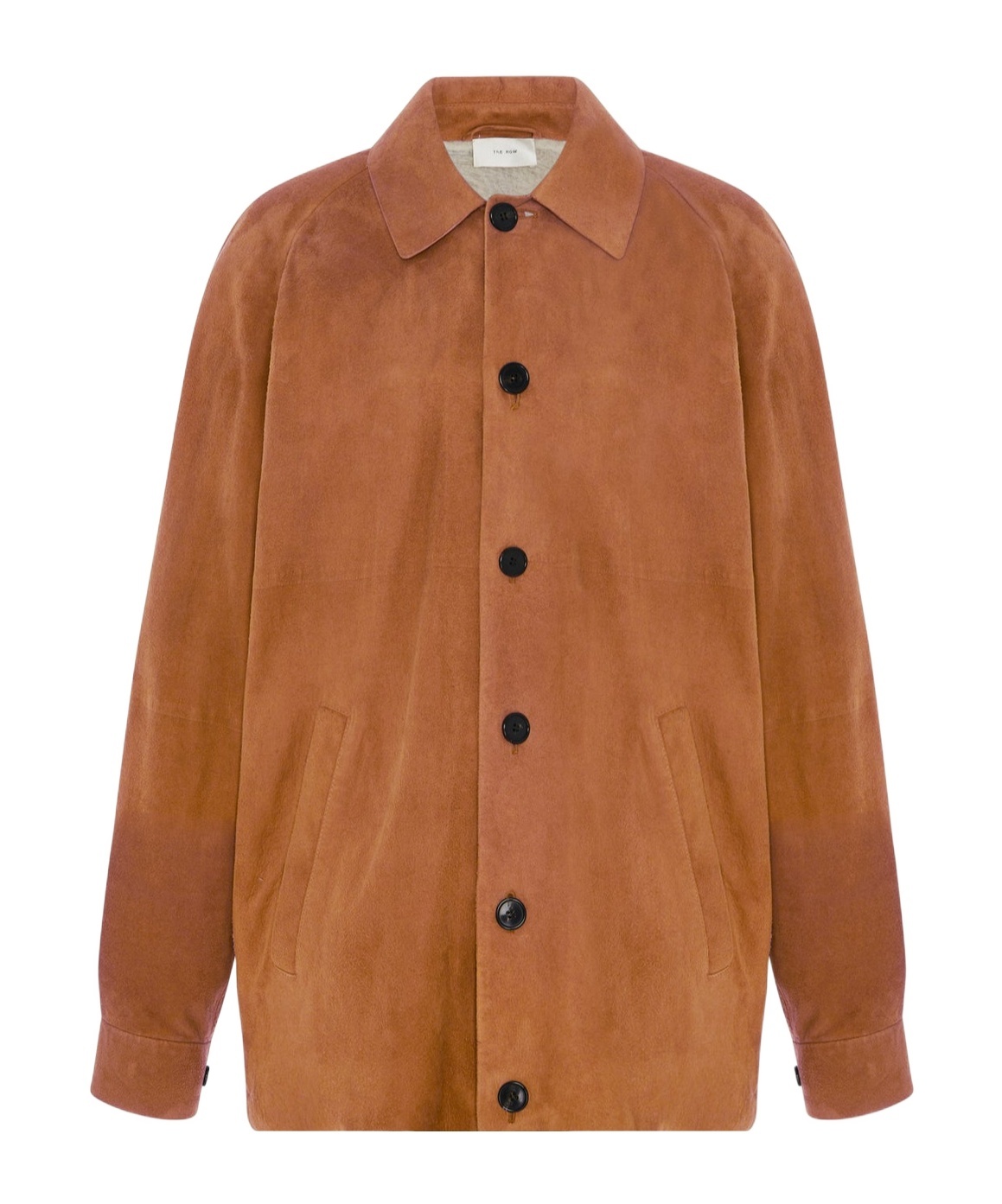 The Row Sedor Suede Jacket In Brown