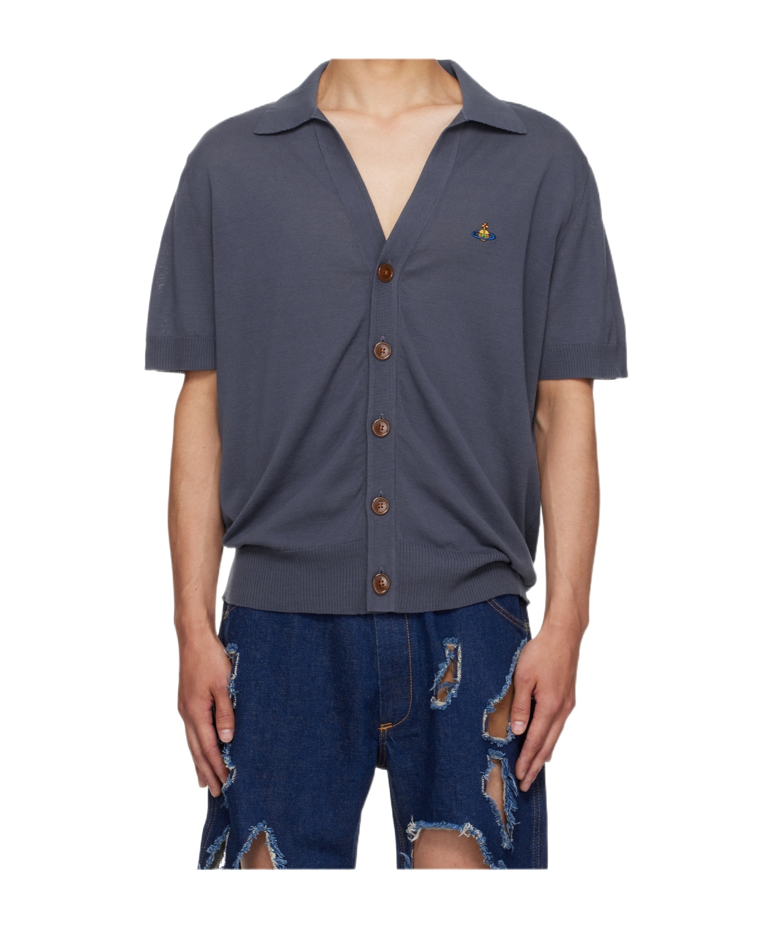 Vivienne Westwood Mako Cardigan In Blue