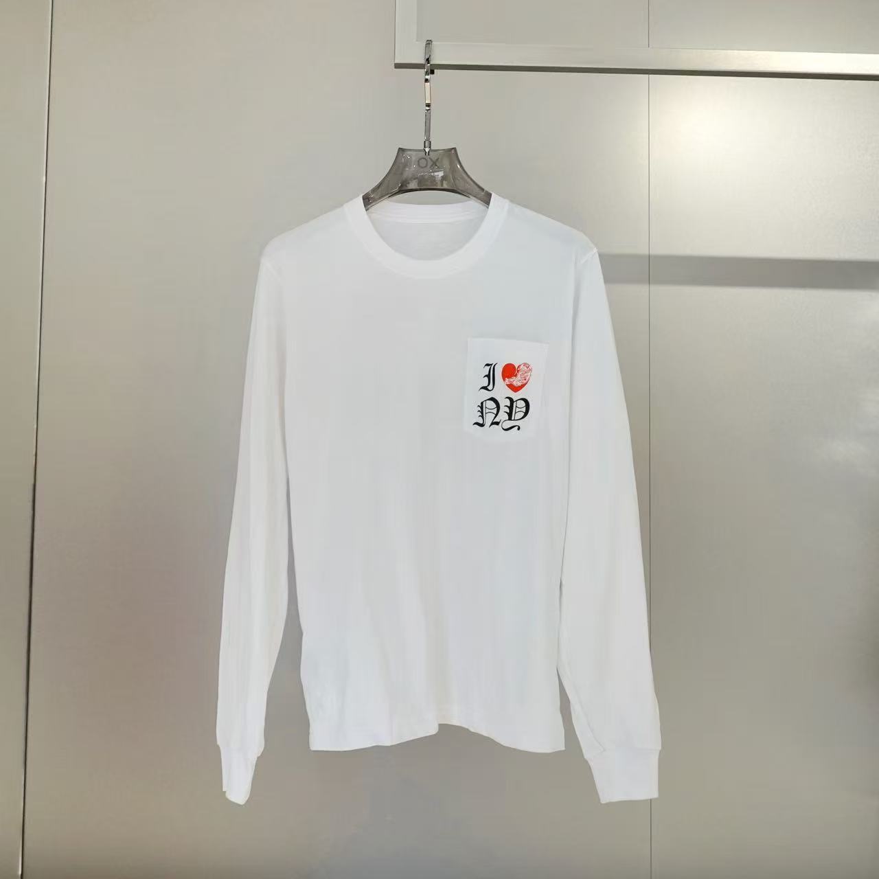 Chrome Hearts Heart Long-sleeved T-shirt