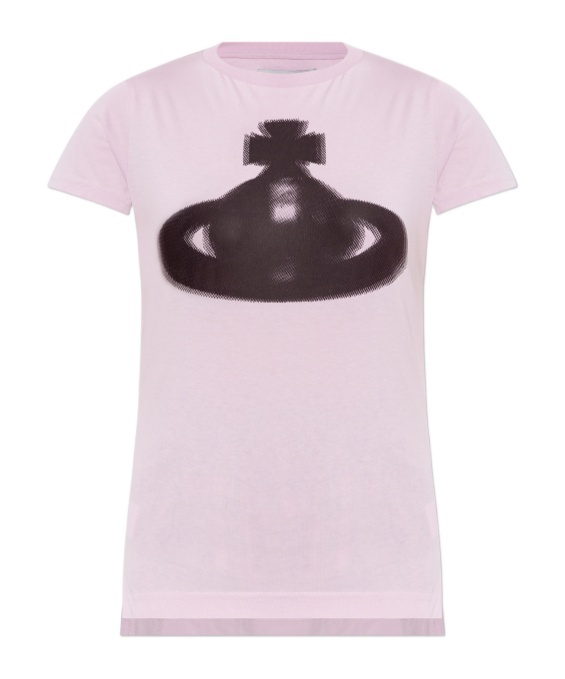 Shop Vivienne Westwood Organic Cotton T-shirt In Purple