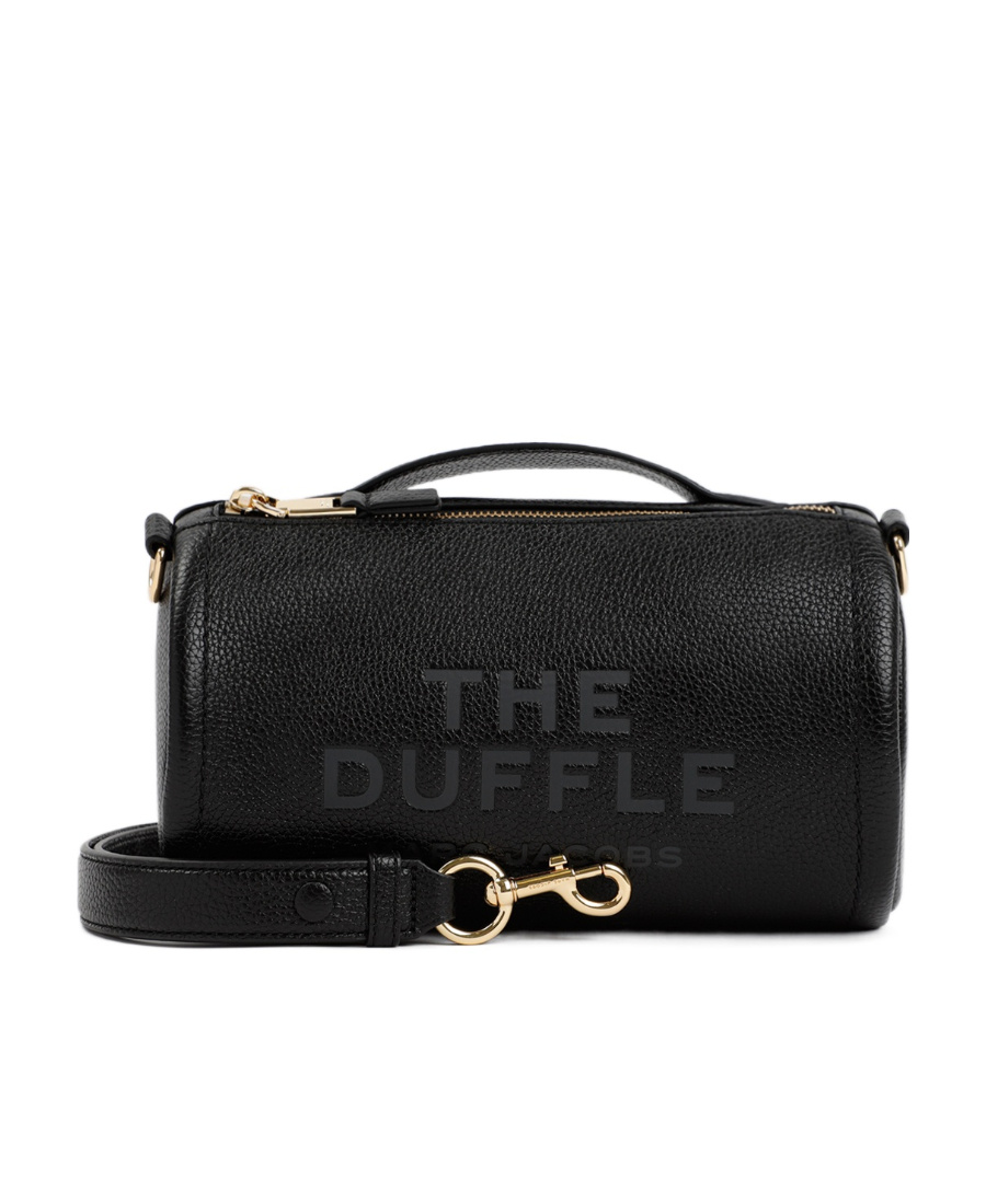 Marc Jacobs The Leather Duffle Bag In Black