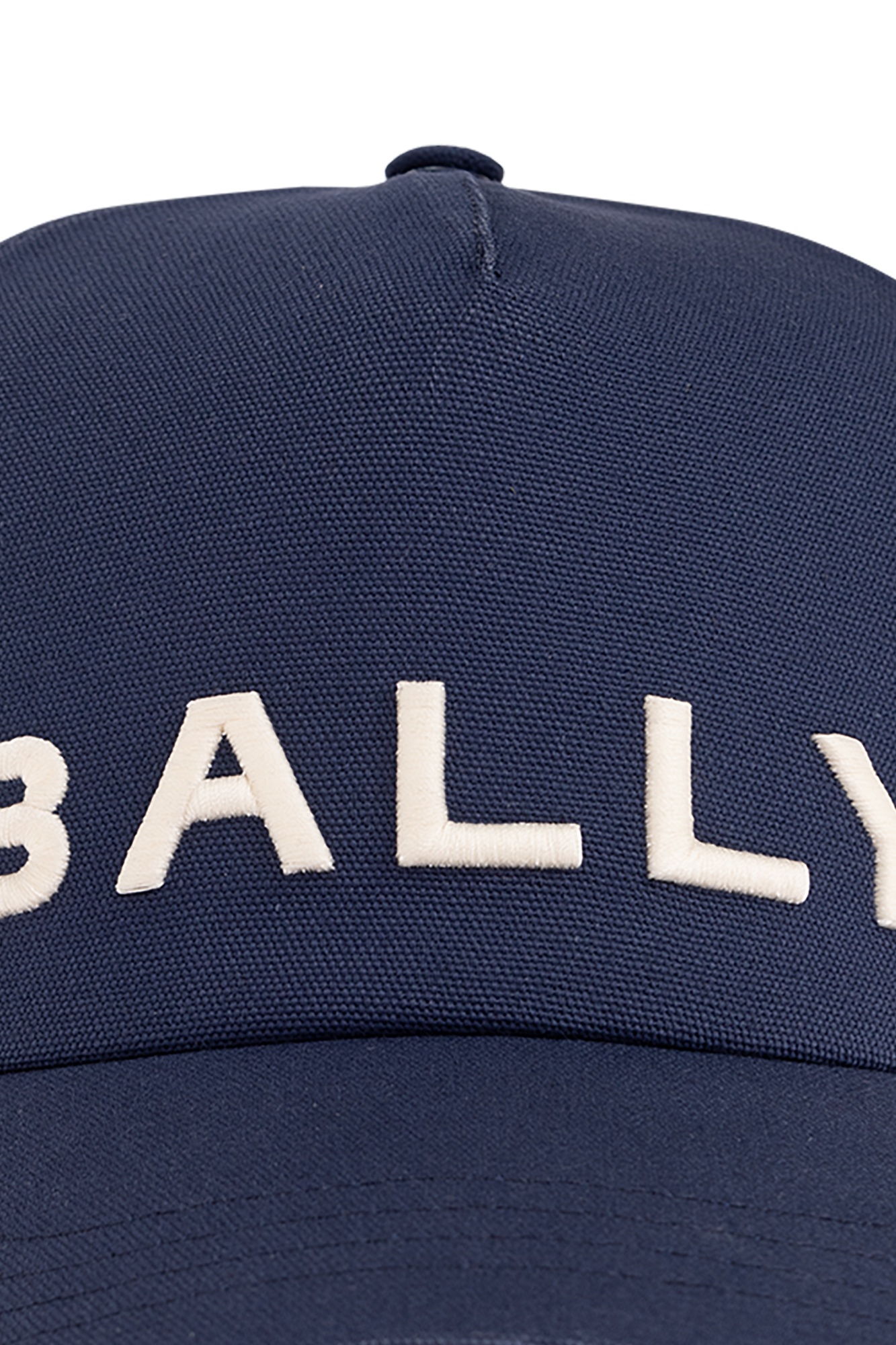 Bally Logo Embroidery Baseball Cap In Blue