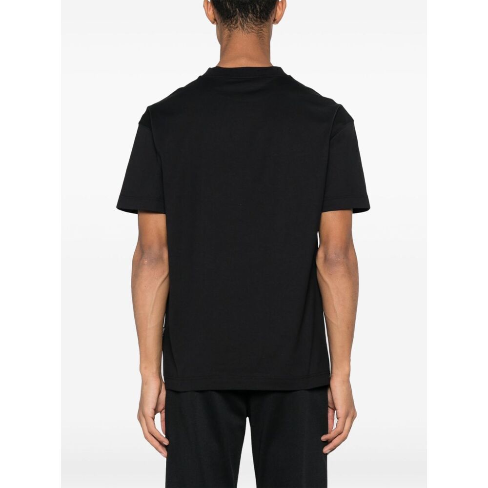 Palm Angels Studded Monogram T-shirt In Black