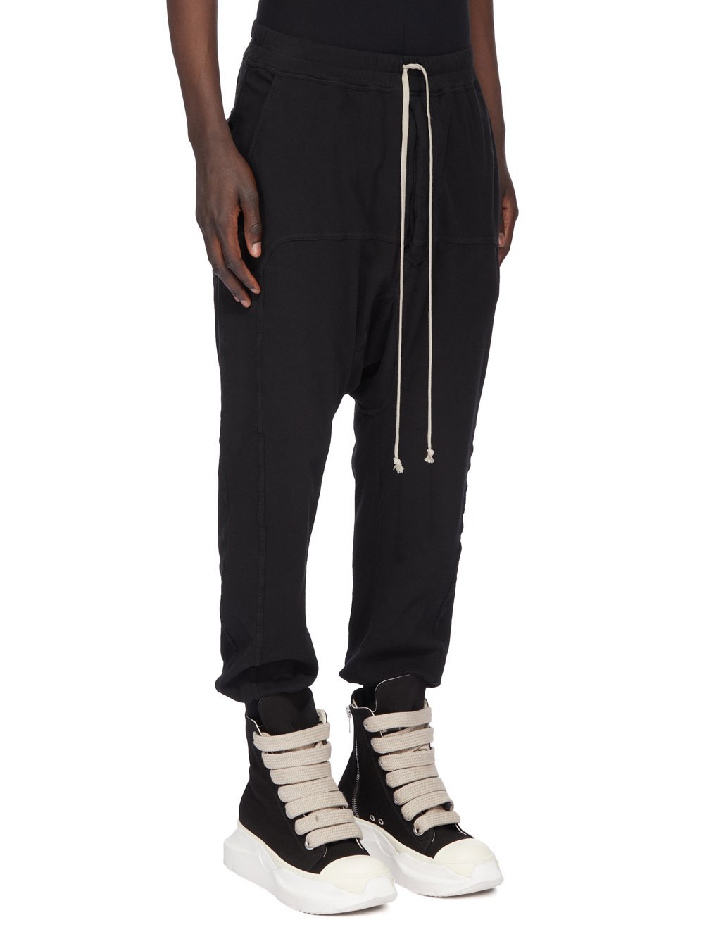 Rick Owens Drkshdw Drawstring Sweatpants In Black