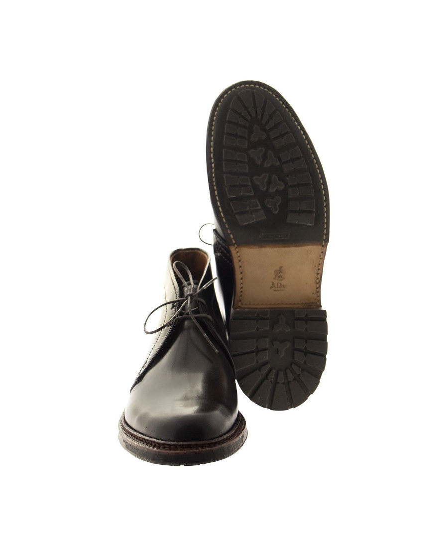 Alden Shoe Company Black Laced Boots In Black