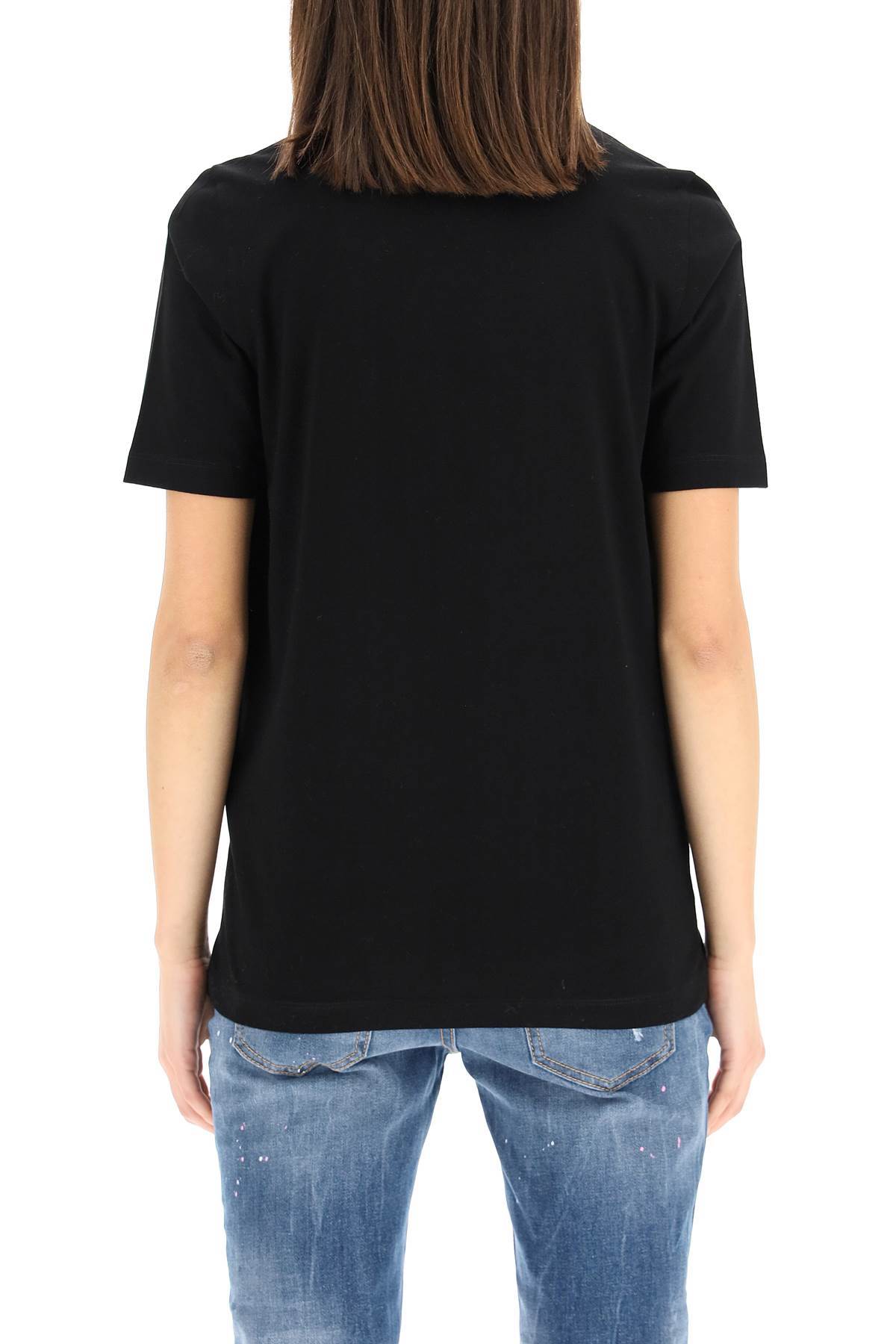 Dsquared2 Icon Graphic-print T-shirt In Black