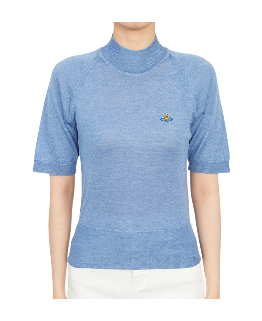 Vivienne Westwood Short-sleeved Sweater In Blue