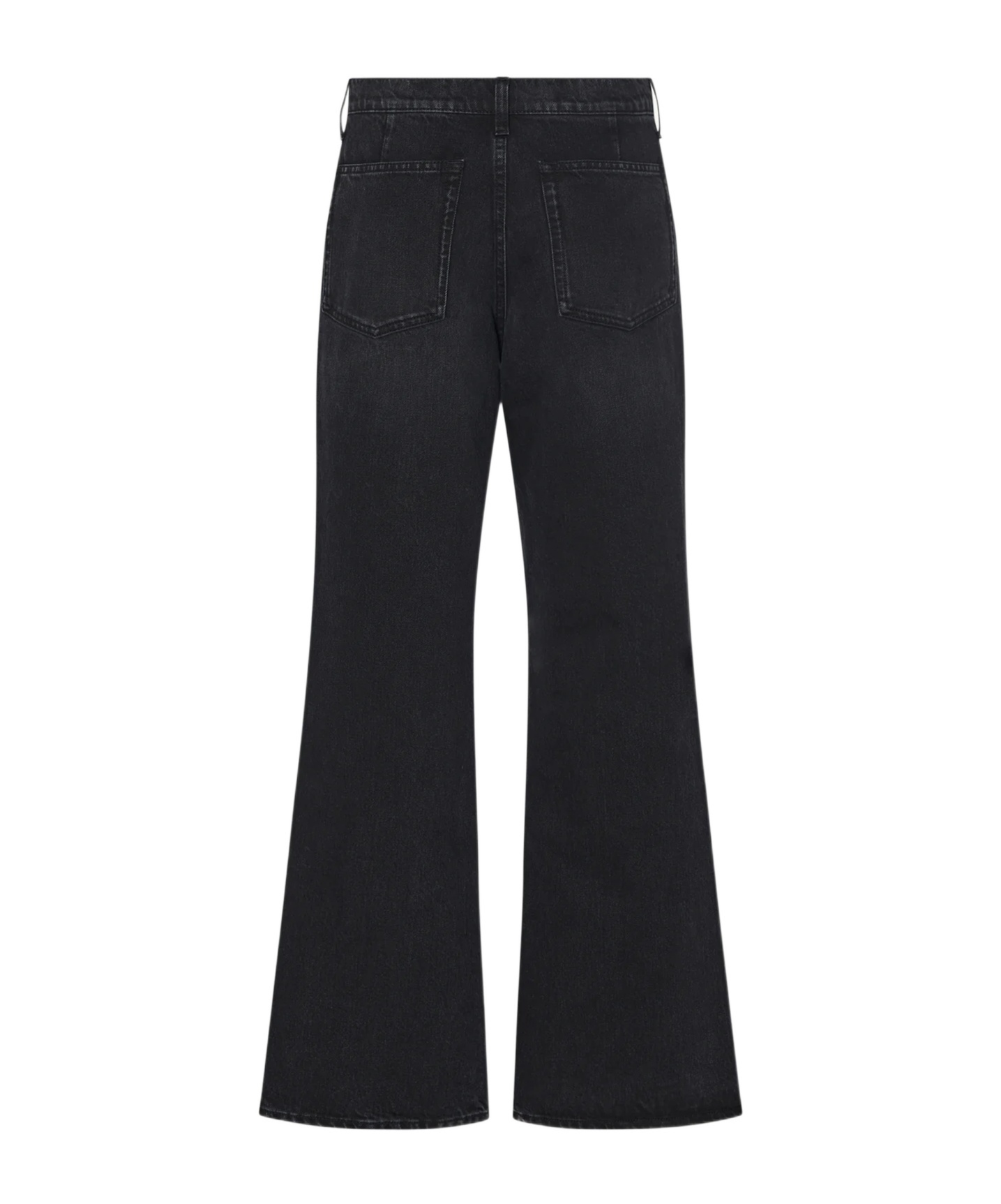 The Row Borjis Rigid High-rise Straight-leg Jeans In Black