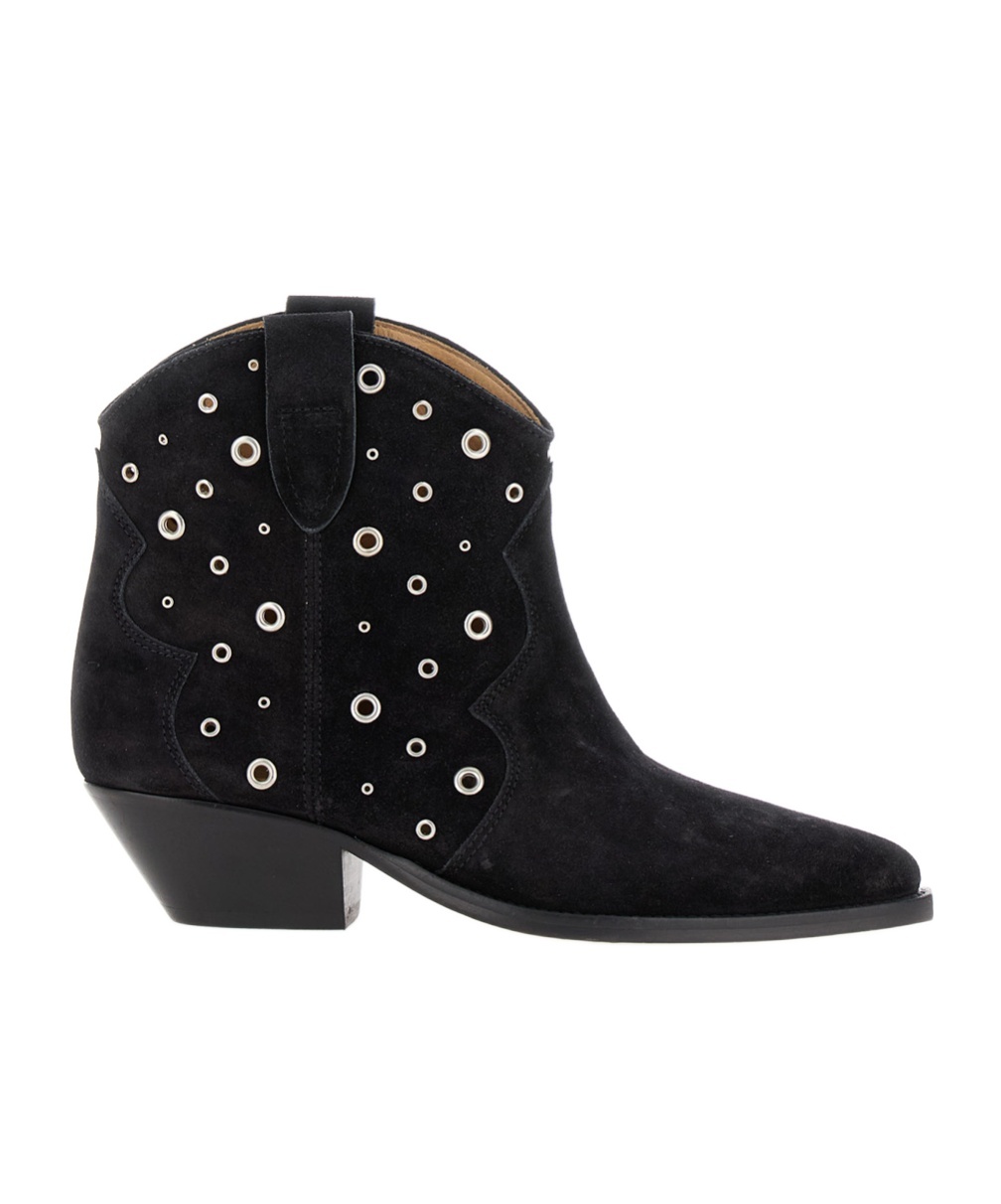 Isabel Marant Woman Ankle Boots Black Size 5 Calfskin In Black
