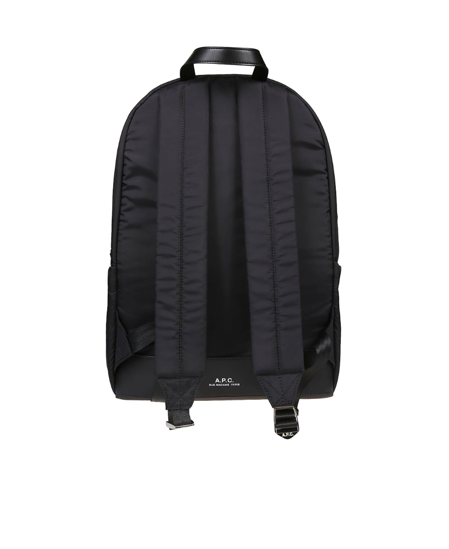A.p.c. Blake Logo-patch Backpack In Black