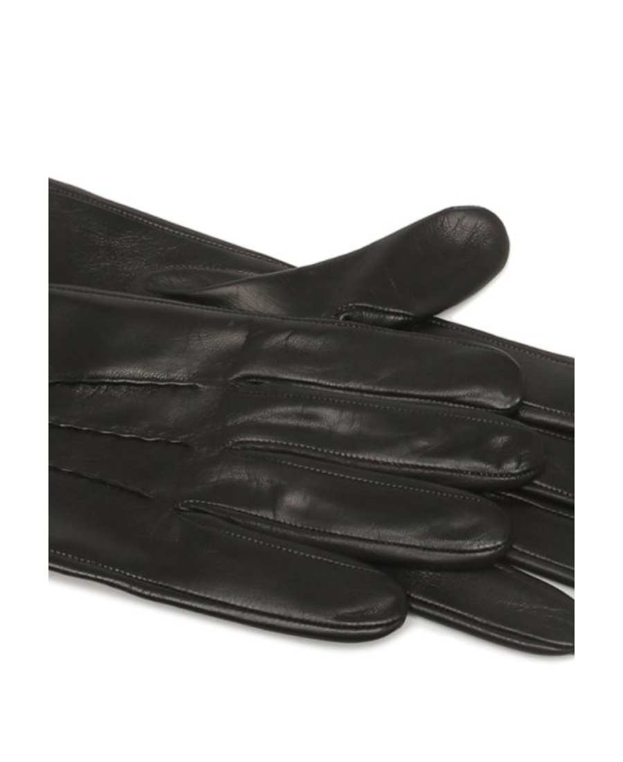Ferragamo Logo Detail Gloves In Black