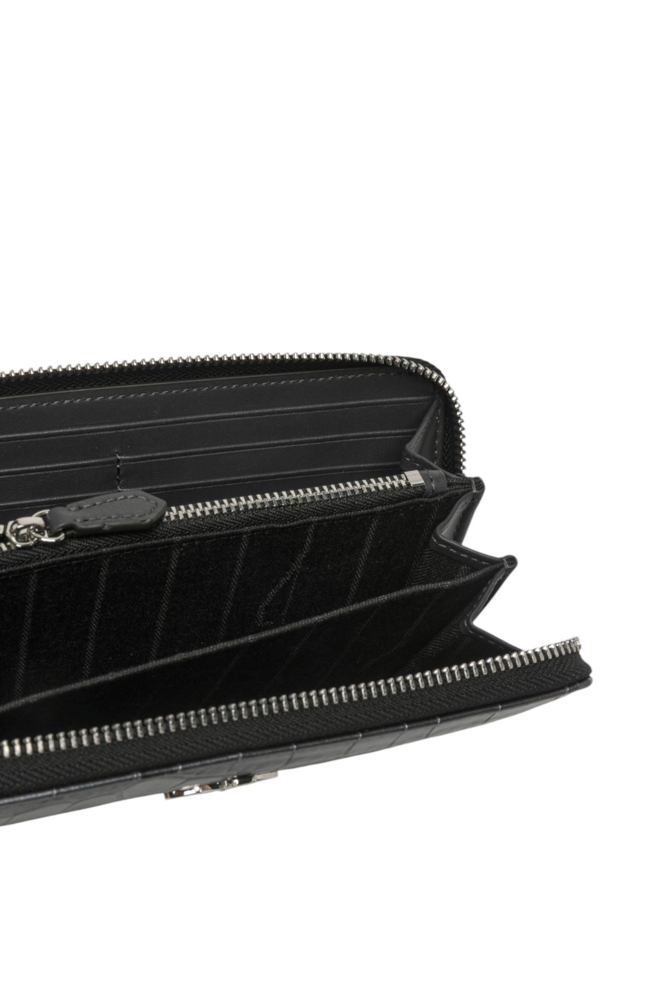 Vivienne Westwood Embossed Wallet In Black